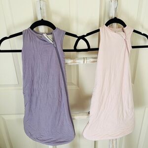 Kyte Baby Purple and Pink Baby Sleep Sacks- Size XS